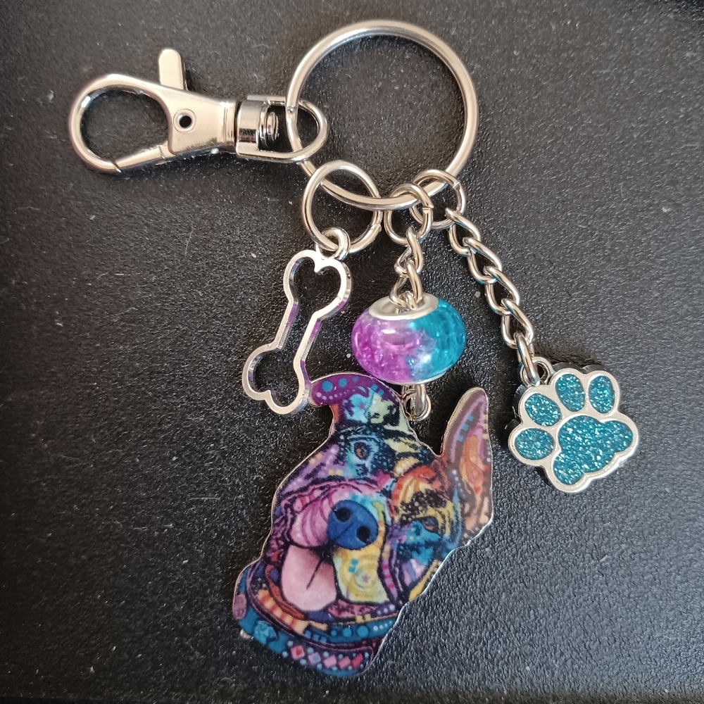 Pitbull Keychain